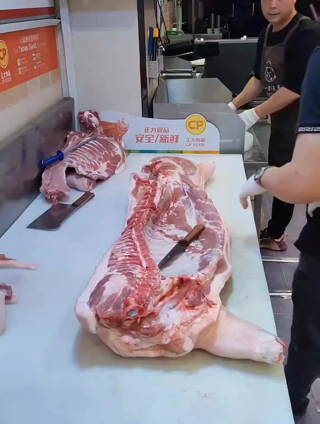 手把手教粉丝开肉 猪肉分割技巧