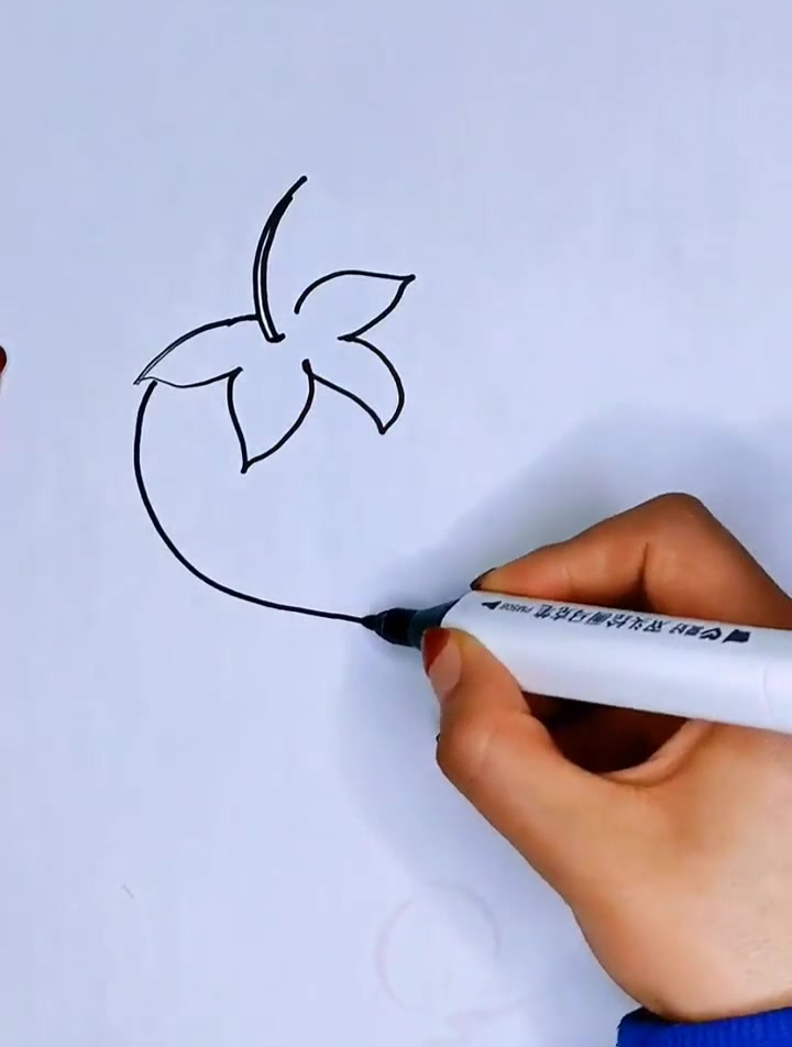儿童简笔画教程之草莓
