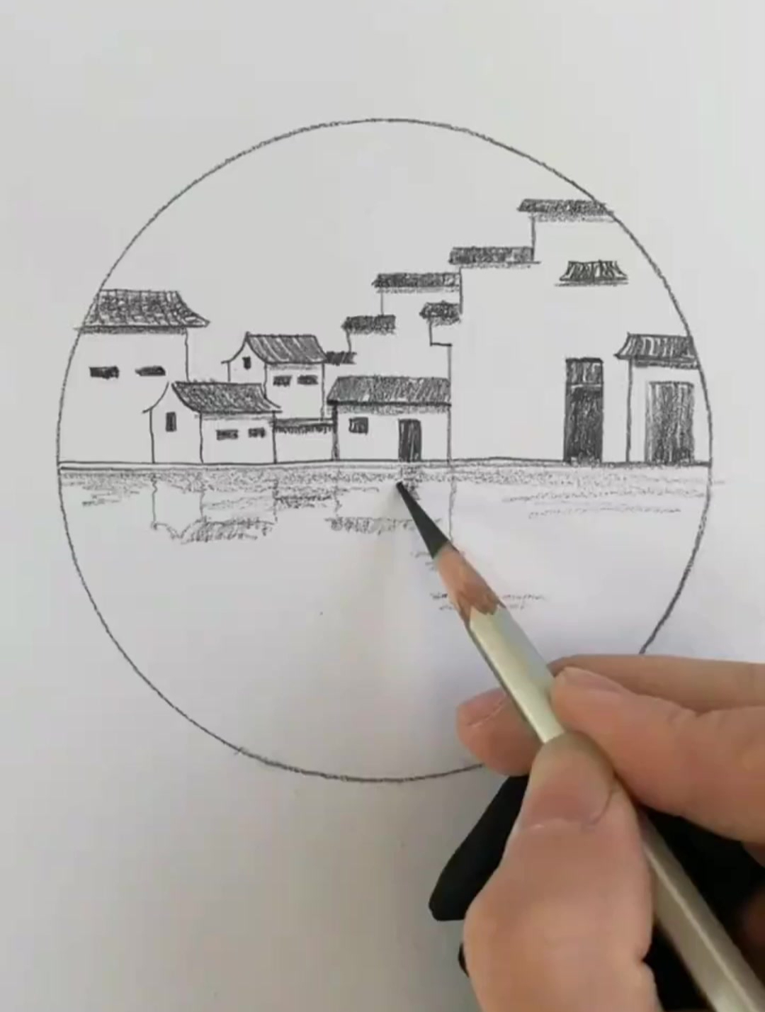 田园乡村简笔画,是不是很简单?