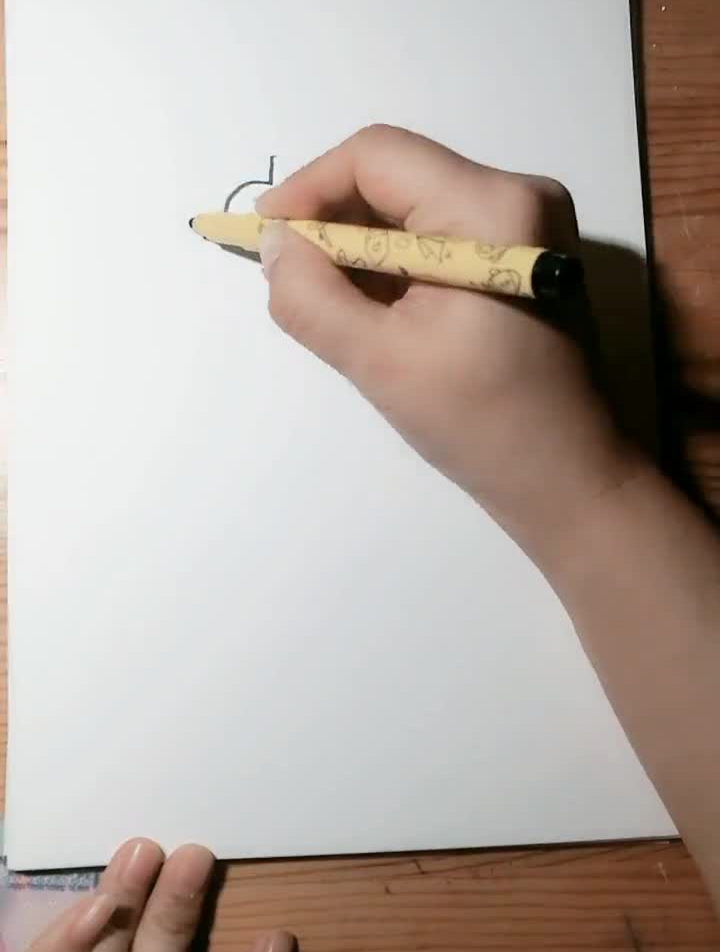 唐宫少女画画手绘古风简笔画女孩