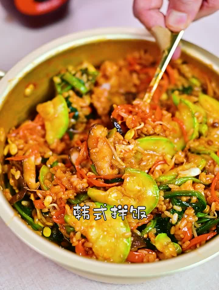 简单易学的石锅拌饭,嘛西斯密达 朝鲜族美食