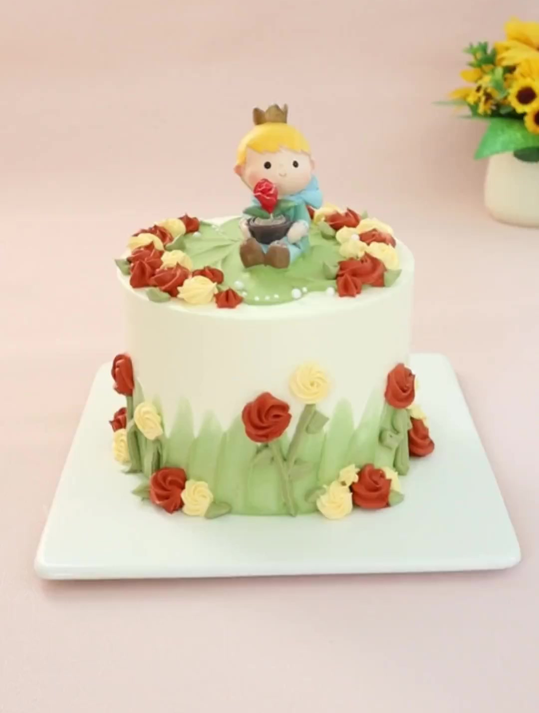 可爱小王子蛋糕教程