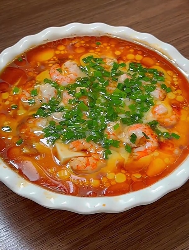 农家菜教程:虾仁鸡蛋煲豆腐(又鲜又嫩营养丰富)
