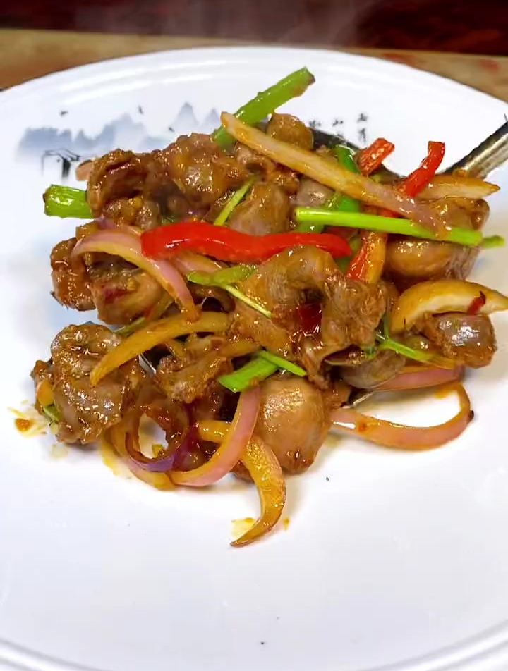 下酒神菜孜然鸡胗