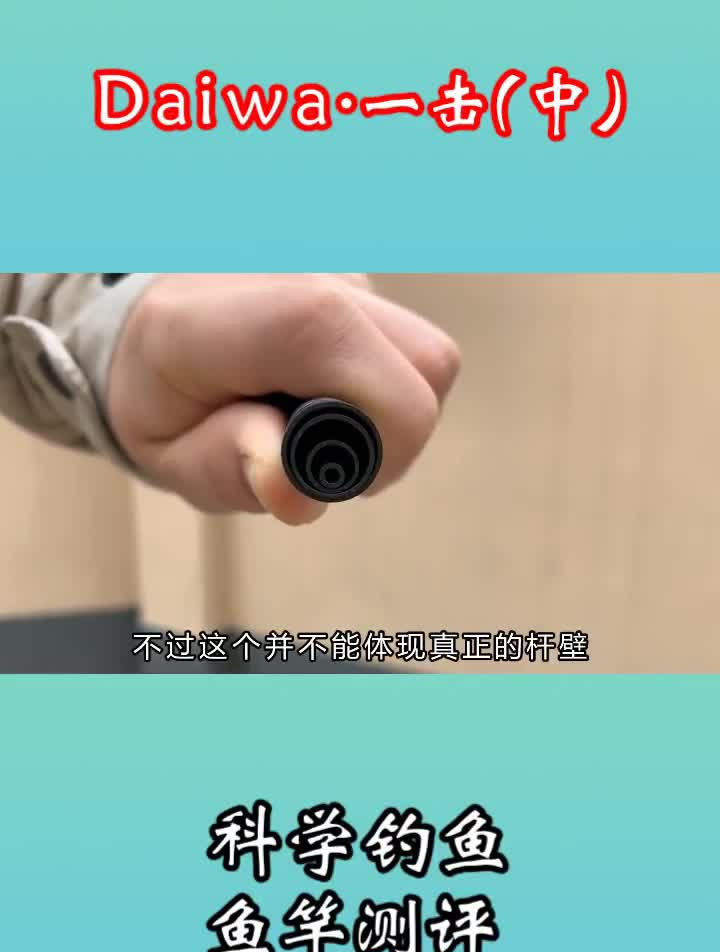 鱼竿测评:达瓦一击4。5米(中)鱼竿