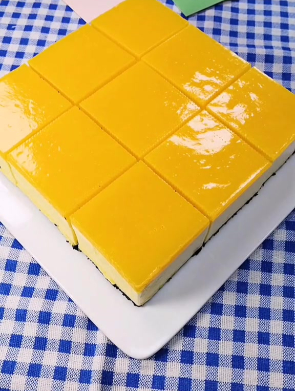 给小可爱们安利的芒果慕斯蛋糕你们一定会喜欢哦