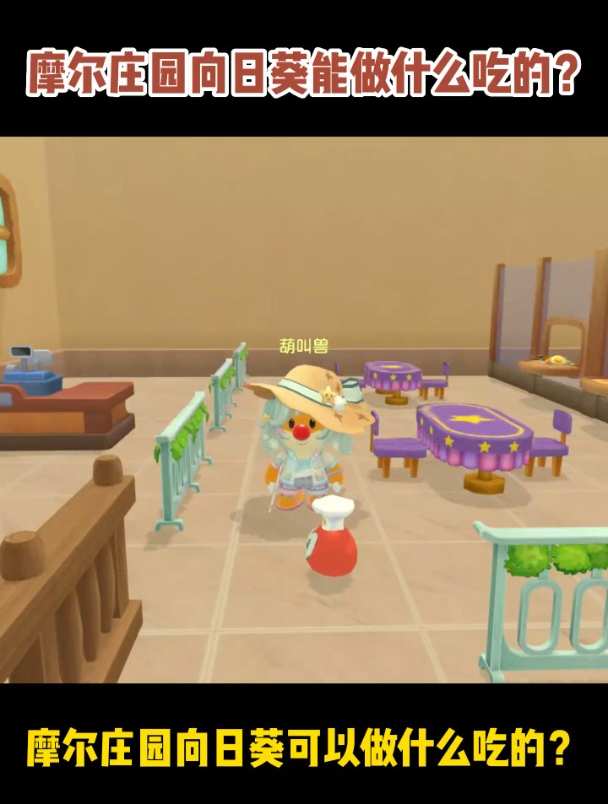摩尔庄园向日葵可以做什么吃的?