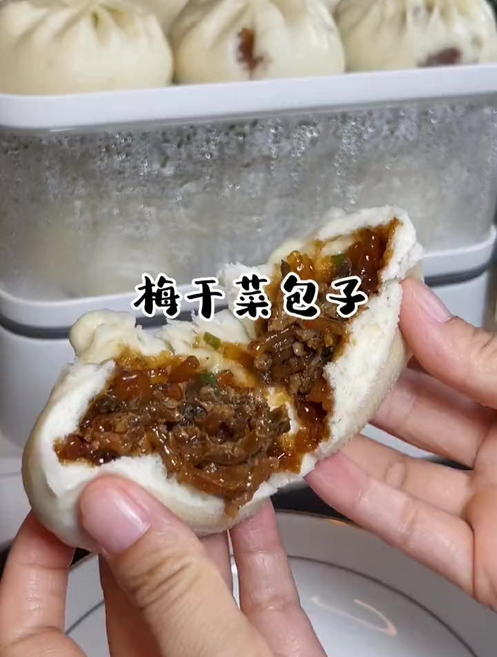 梅干菜像这样包包子简直绝了