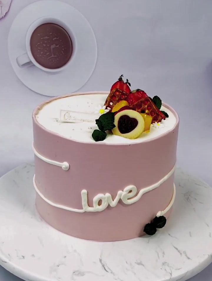 超简单唯美水果蛋糕教程