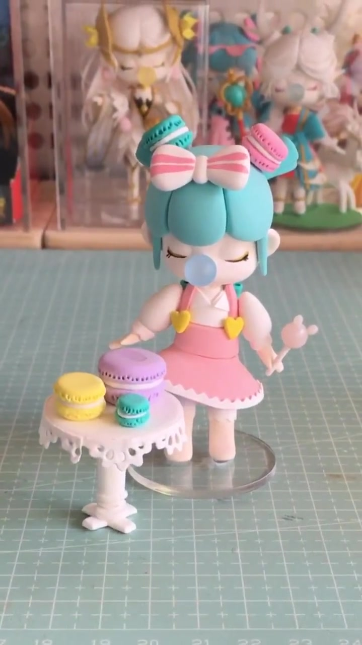 囡茜下午茶,超轻粘土手工,蕾丝花边