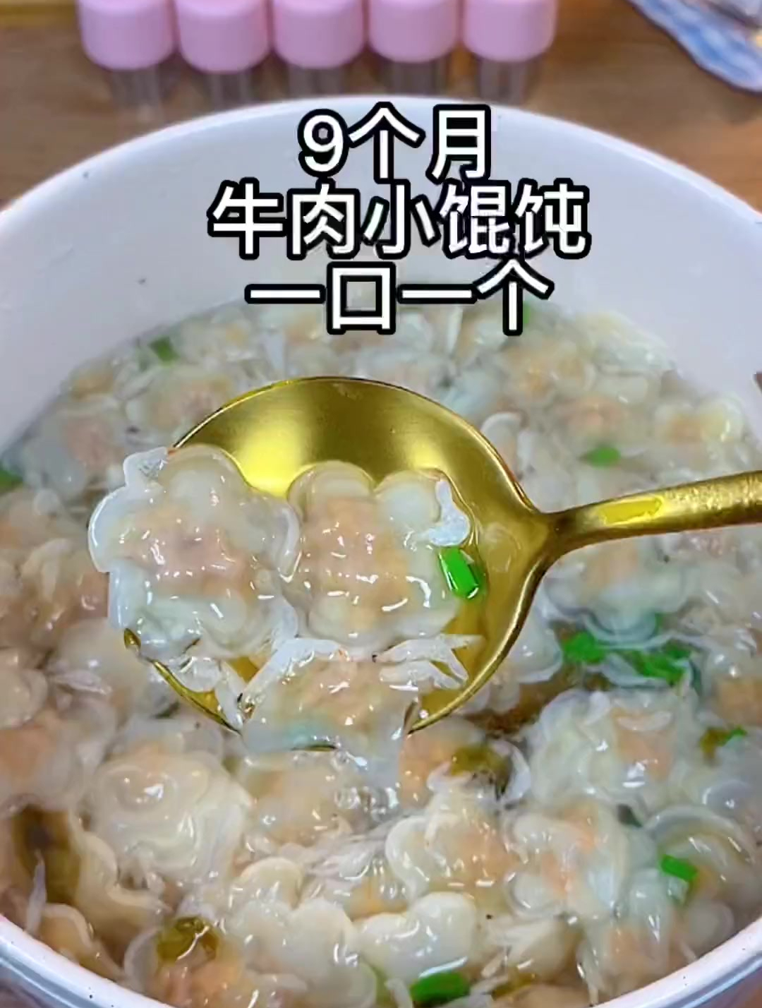 宝宝版牛肉小馄饨,适合9个月以上的宝宝