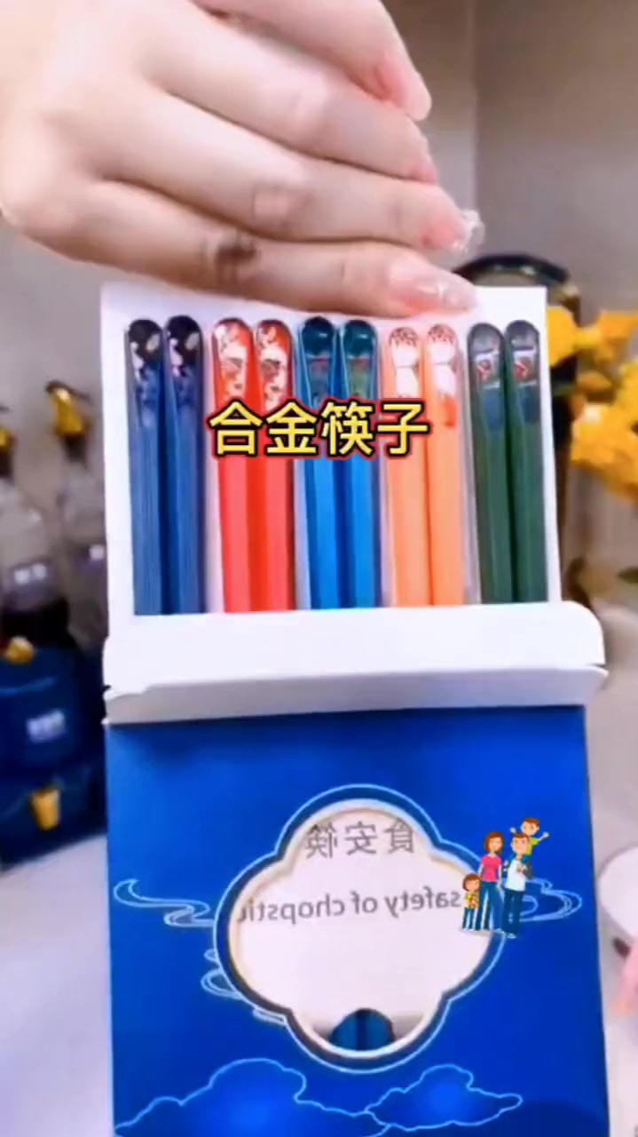这款筷子防霉防潮耐高温,关键颜值高
