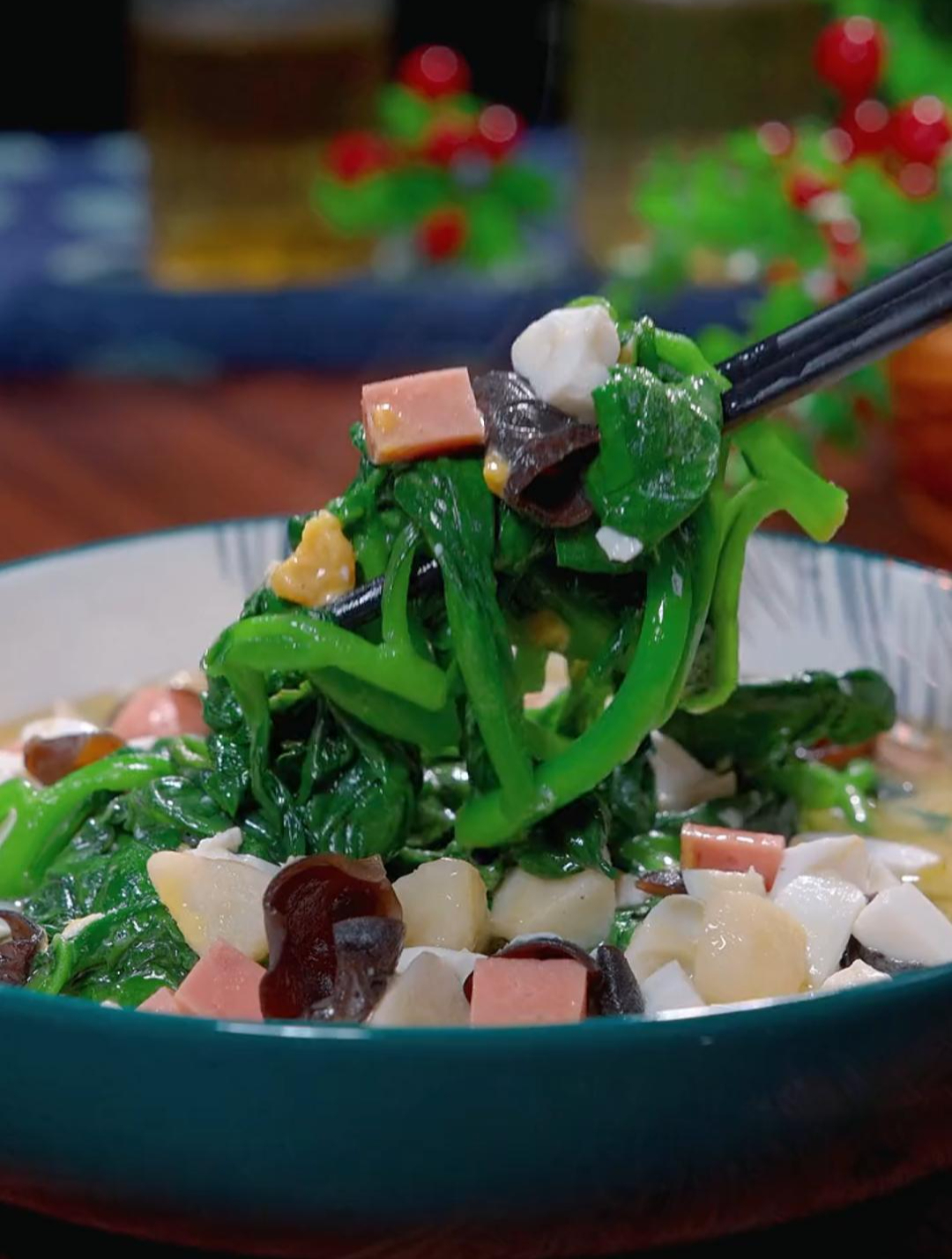 上汤木耳菜,汤鲜味美,简单又好吃