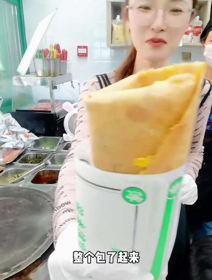 不可能,谁说吃煎饼会长胖啊?