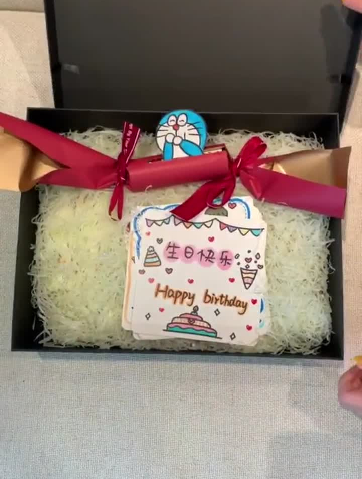 我的男孩生日快乐,惊喜简笔画手工礼物