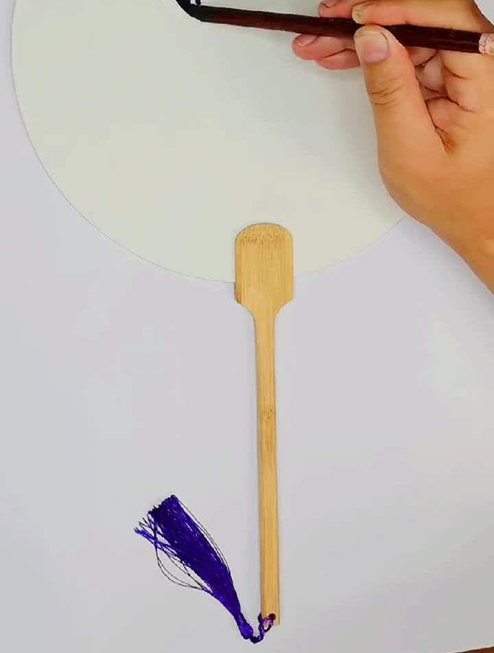 国风合伙人国画鲤鱼国画鱼扇面