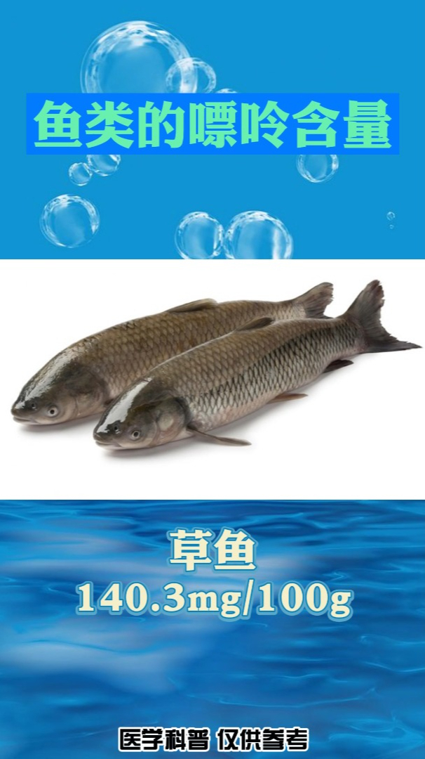 鱼类的嘌呤的含量