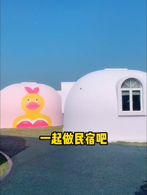 网红民宿馒头屋卡通舱