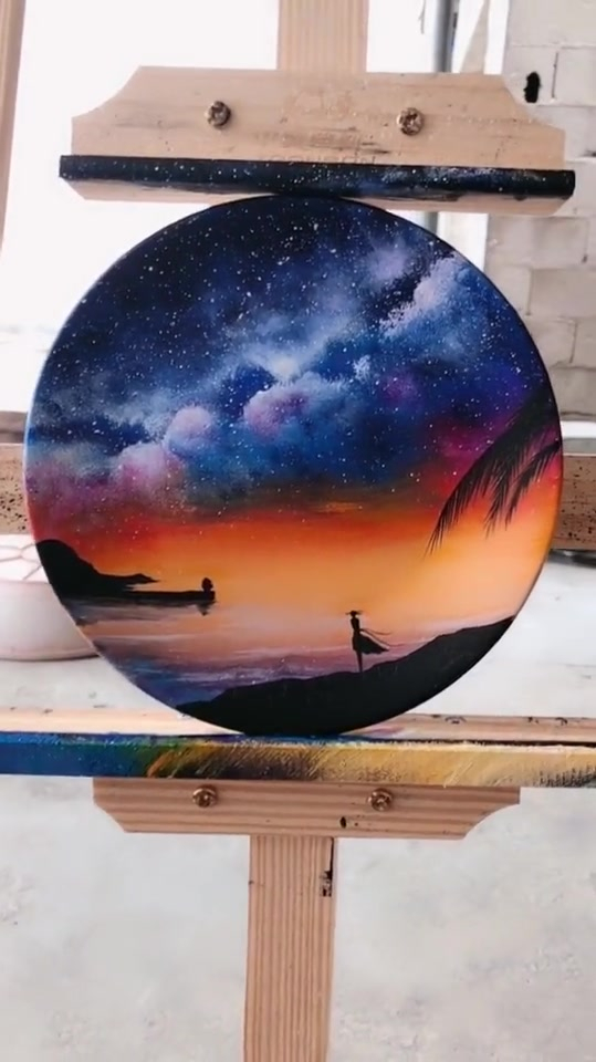 简单好看的盘子画,颜色都标注了,留着以后有空了画吧