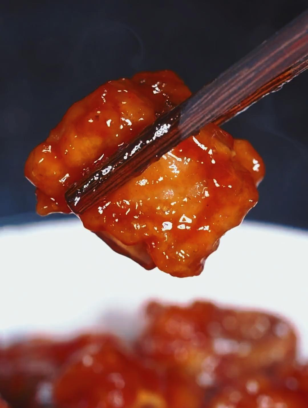 5分钟就能搞定的糖醋排骨,酸酸甜甜简单又好吃