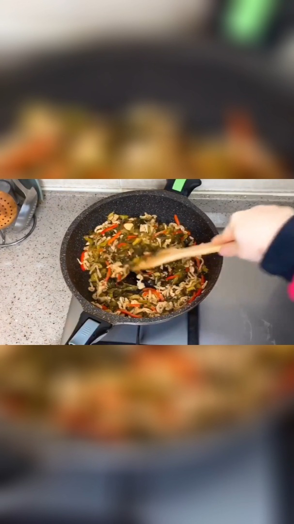 万能的它!炒饭 炒面 米线都可以