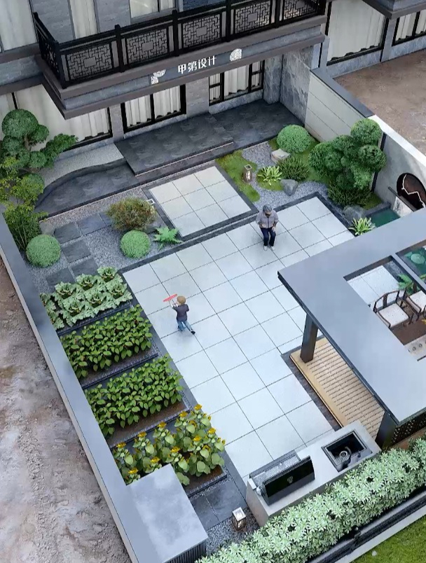 父母想在庭院里种菜,应该怎么设计才美观?