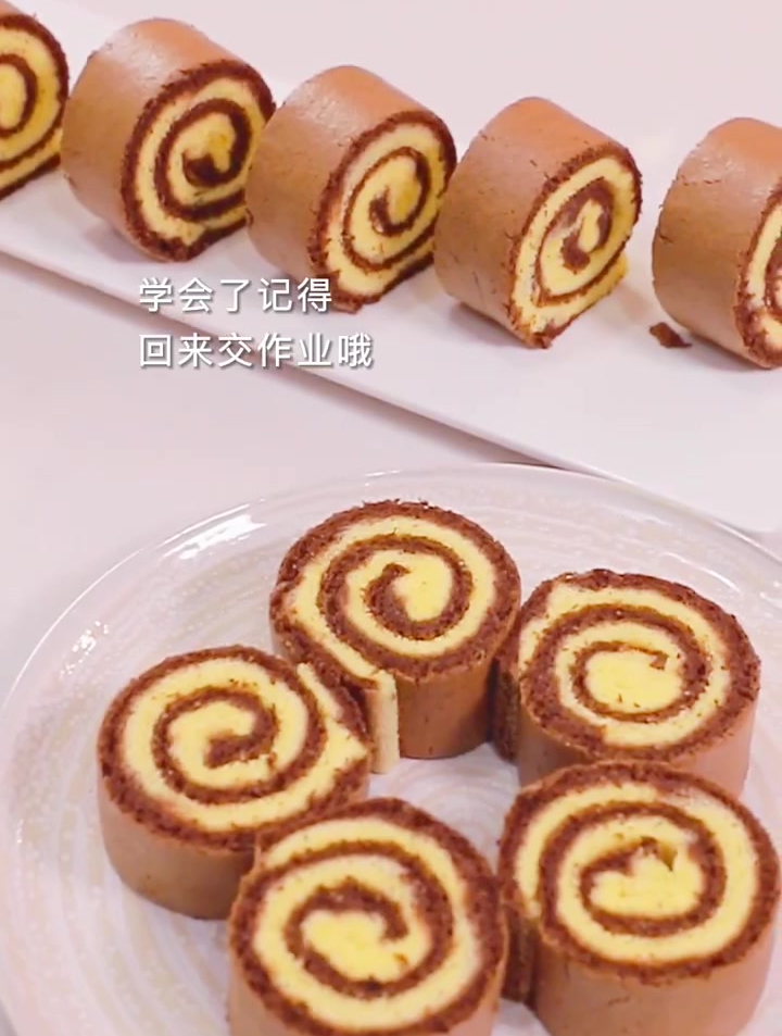 别说我没告诉你,巧克力双色蛋糕卷怎么做才好吃