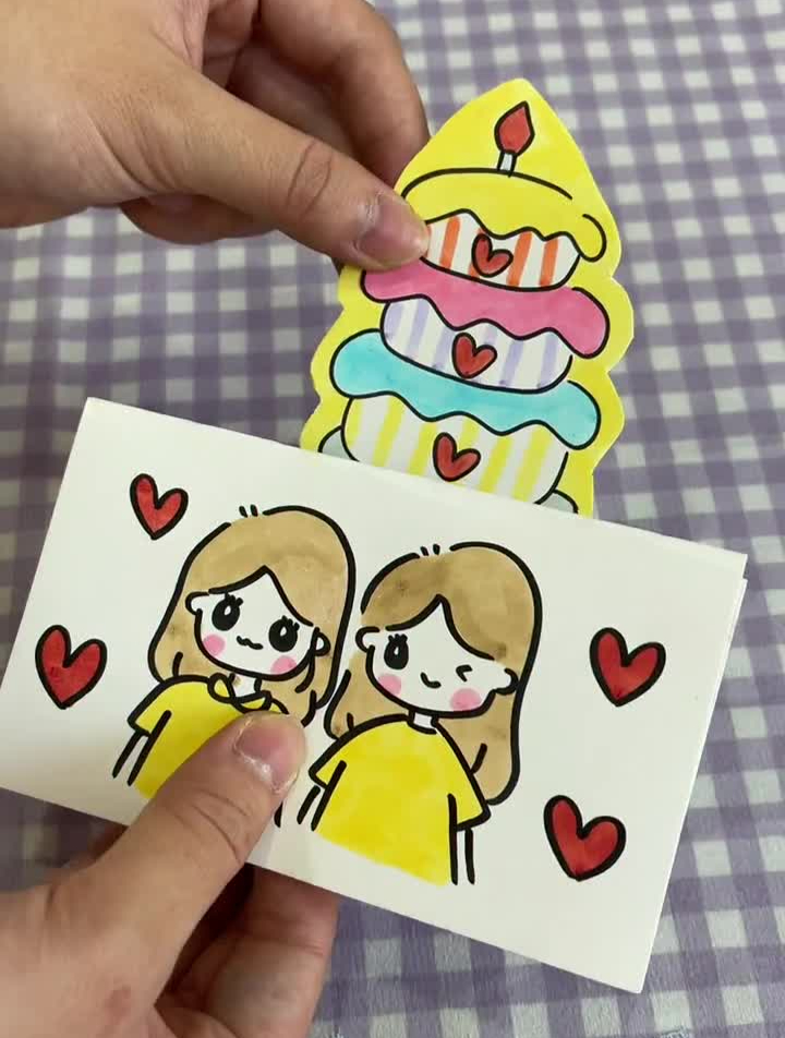 感动闺蜜的生日礼物贺卡闺蜜生日礼物