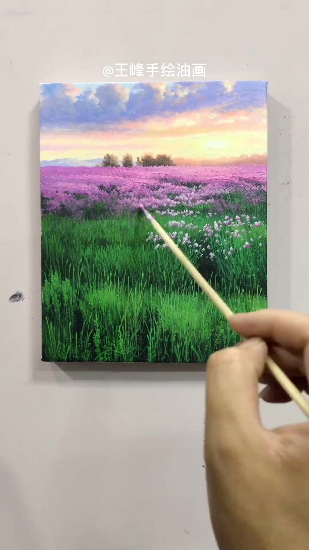 唯美的简单油画小风景,想画就画