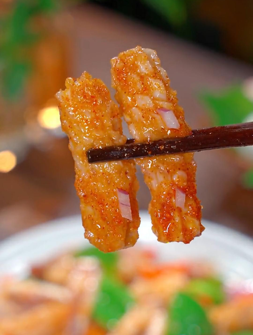 这样做的椒盐鱿鱼椒香美味