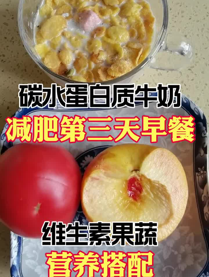 第三天减肥早餐!减肥早餐营养早餐健康瘦身食谱+