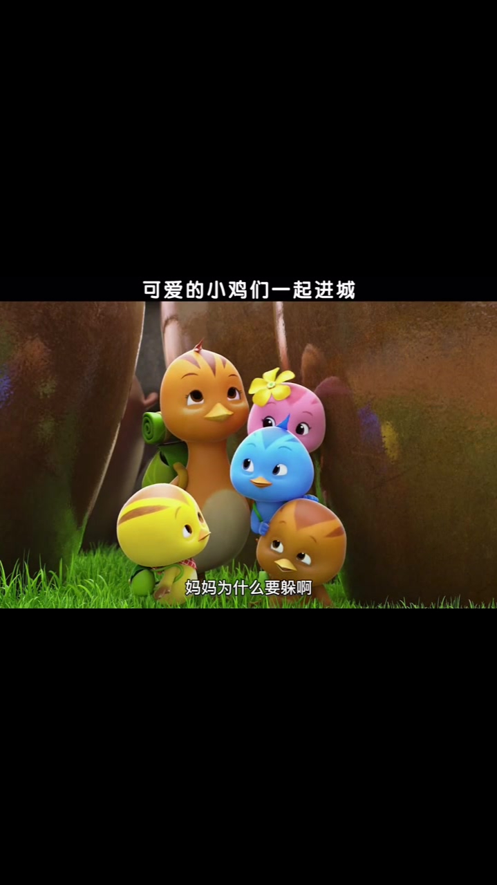 可爱的小鸡们第一次去城里 治愈 可爱 电影萌鸡小队