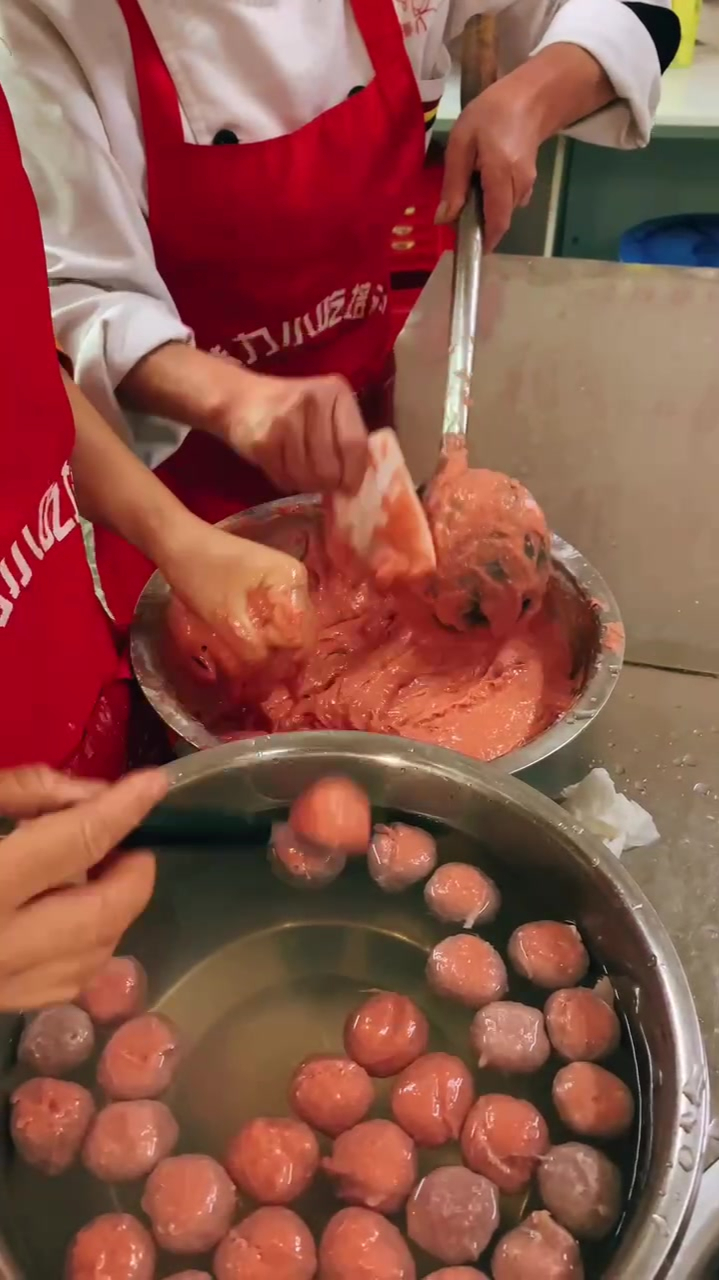 正宗猪肉丸、牛肉丸、福州鱼丸的做法,泉州小吃培训之魅力小吃培训实操课程