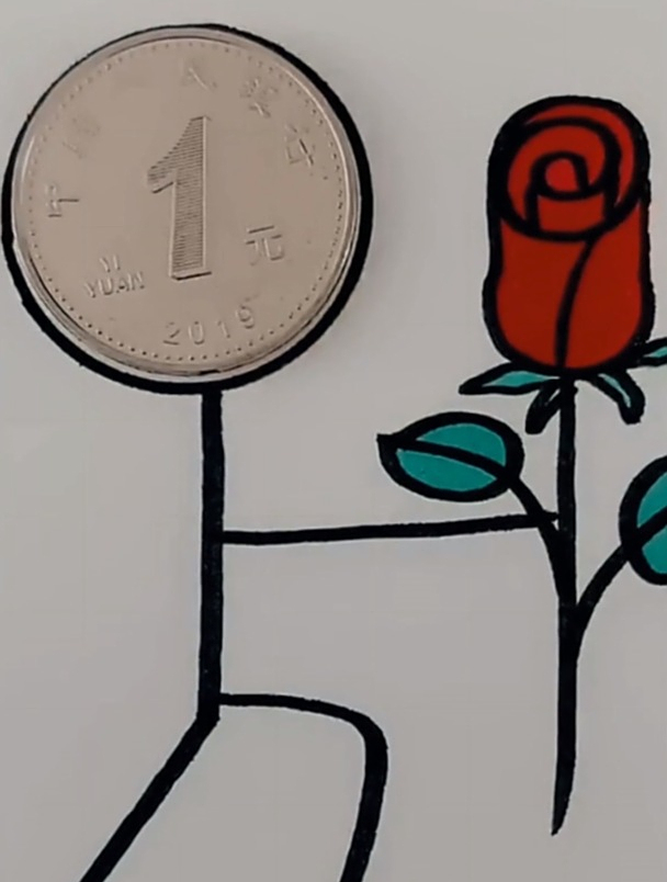 火柴人简笔画,简笔画教学