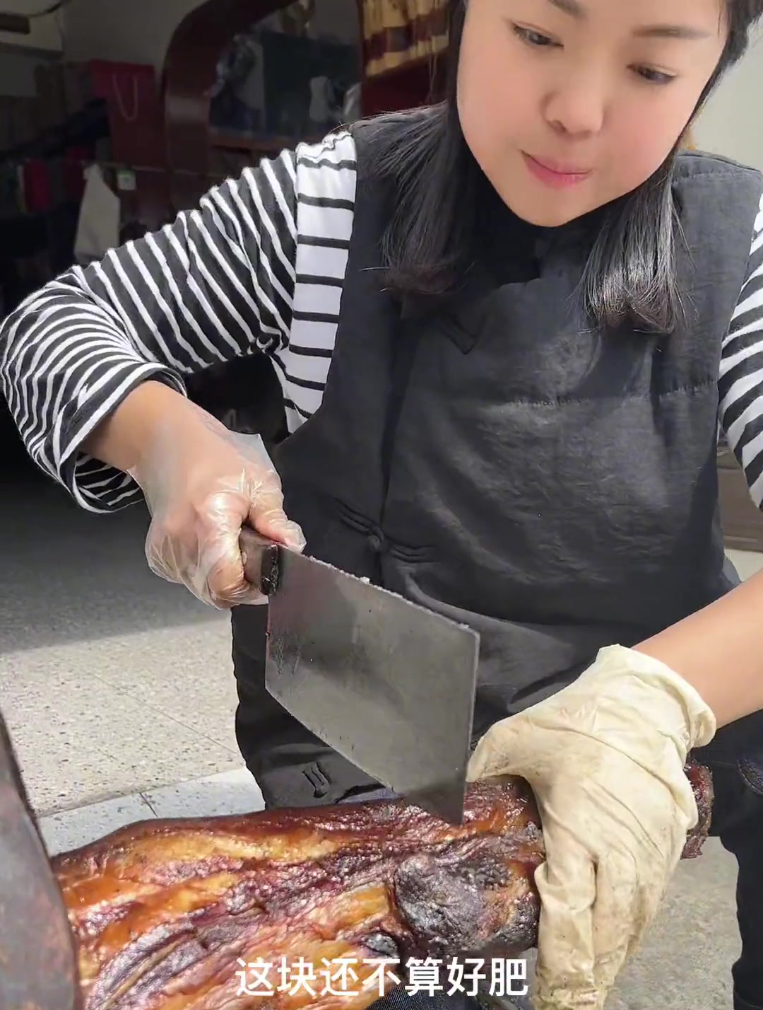 带排骨的保肋肉,不要嫌它肥,口感好得很