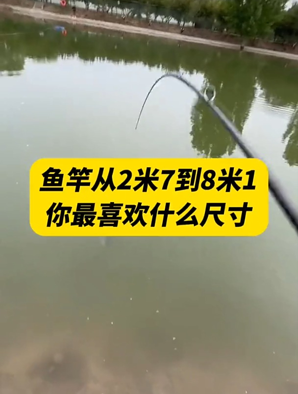 鱼竿从2.7米到8.1米,钓友们最喜欢用什么尺寸?