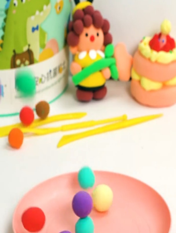 小伶玩具超轻粘土儿童安全无毒橡皮泥彩泥24色手工玩具幼儿园学生