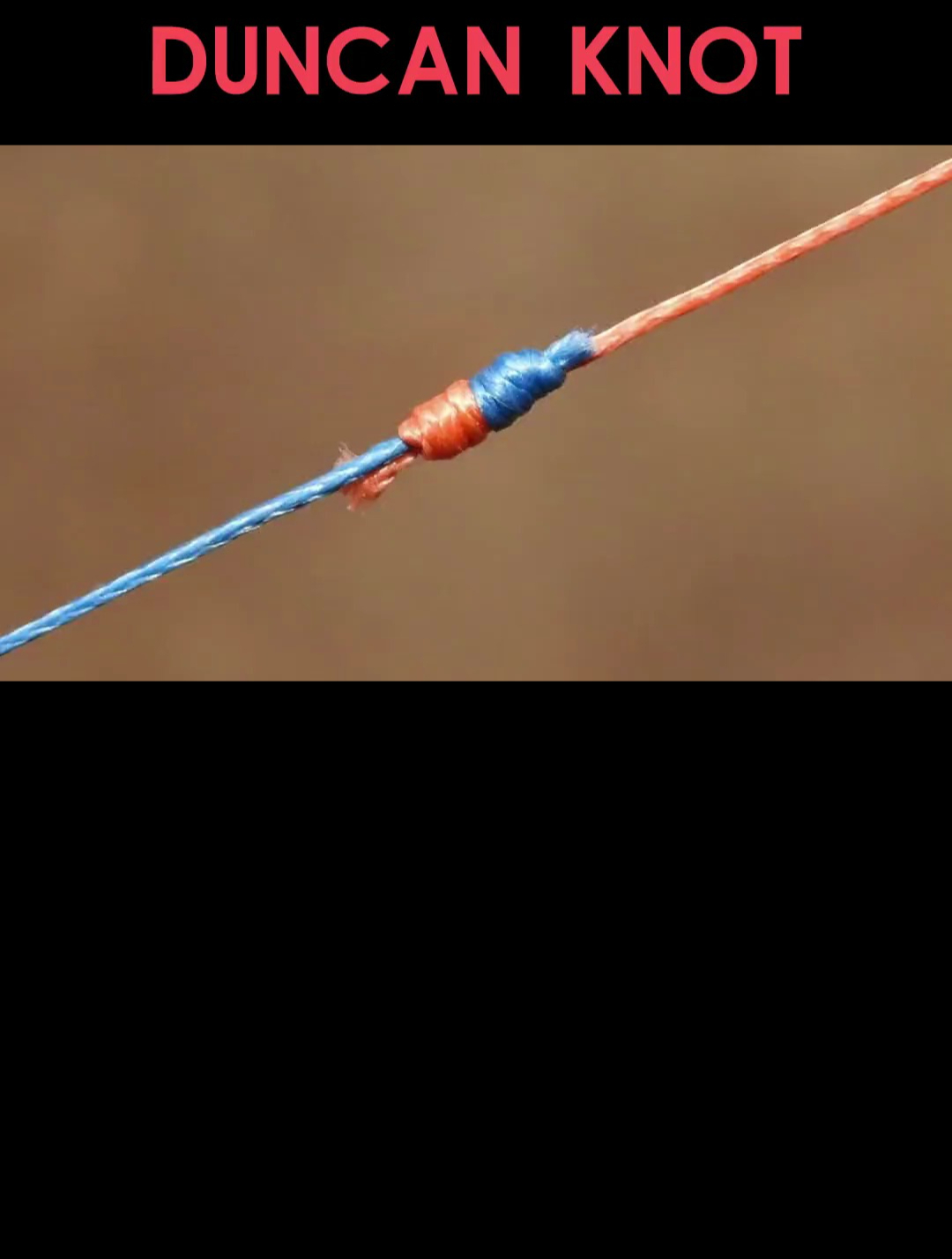 鱼线对接,钓鱼线结邓肯结(DUNCANKNOT)分享