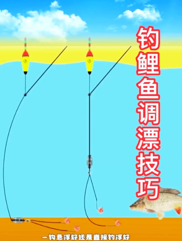 钓鲤鱼是躺底好,一钩触底一钩悬浮,还是直接钓浮好?