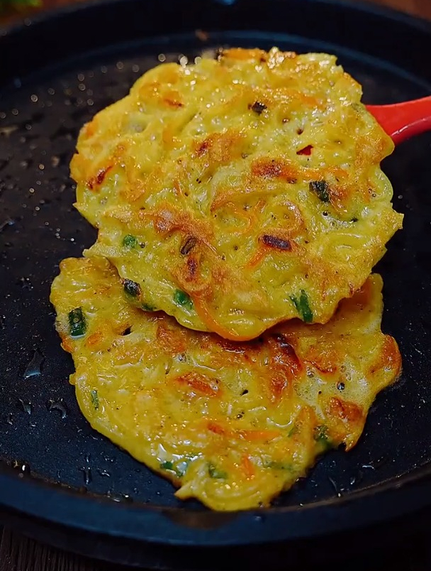 这个虾皮土豆丝煎饼一定要试试