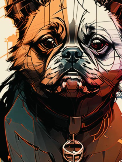 狗狗头像,帅气,西装暴徒