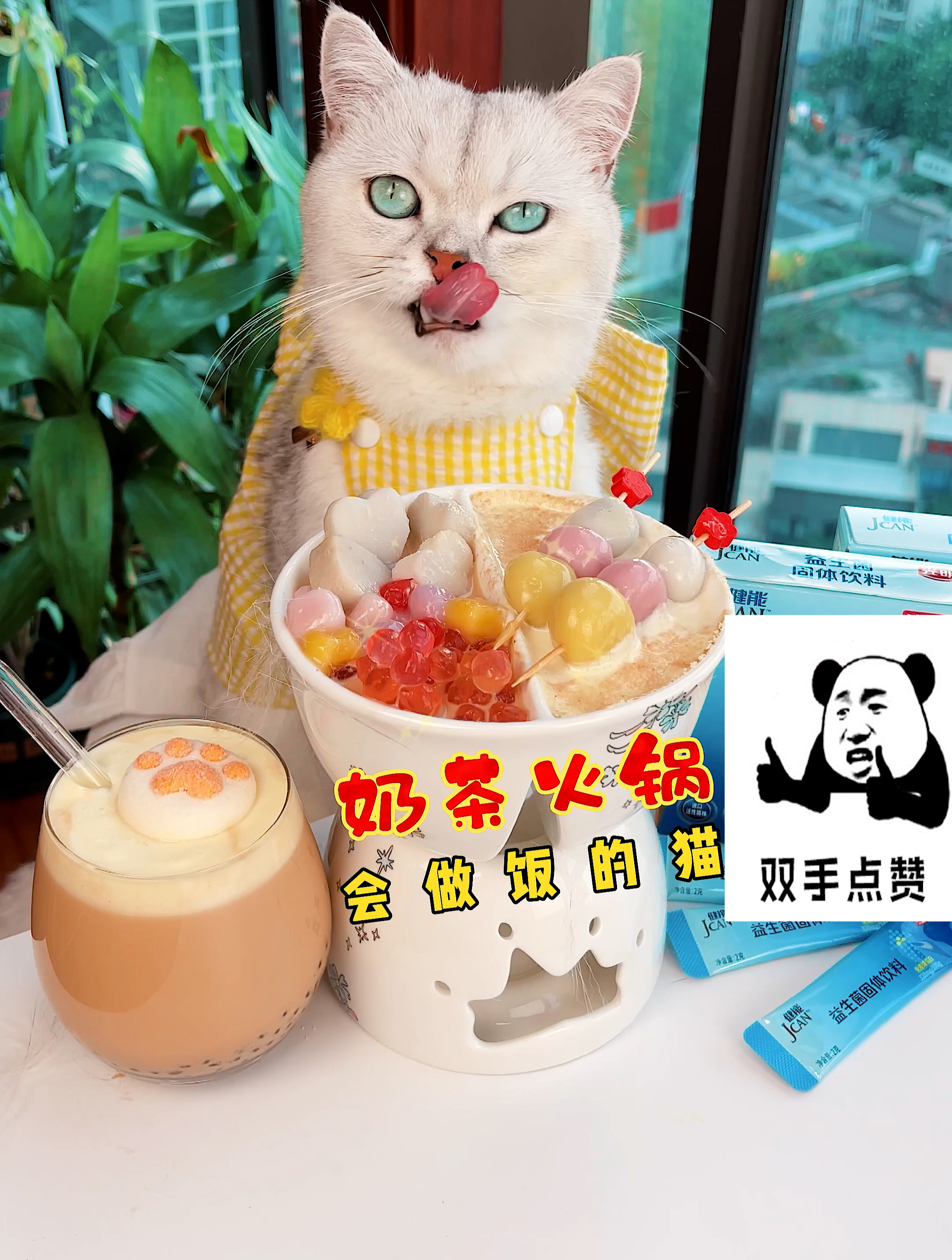 自制奶茶火锅:简单美味,快乐加倍!秋天的第一锅奶茶,超多小料