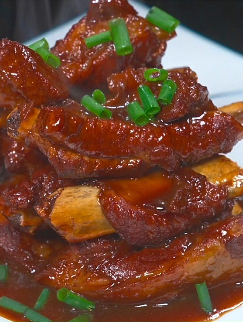 糖醋排骨放糖和醋的时机要对记住2个诀窍酸甜适口软烂入味2