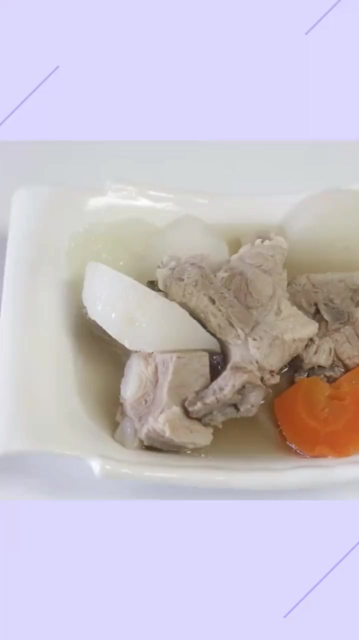月子餐之一白萝卜炖排骨