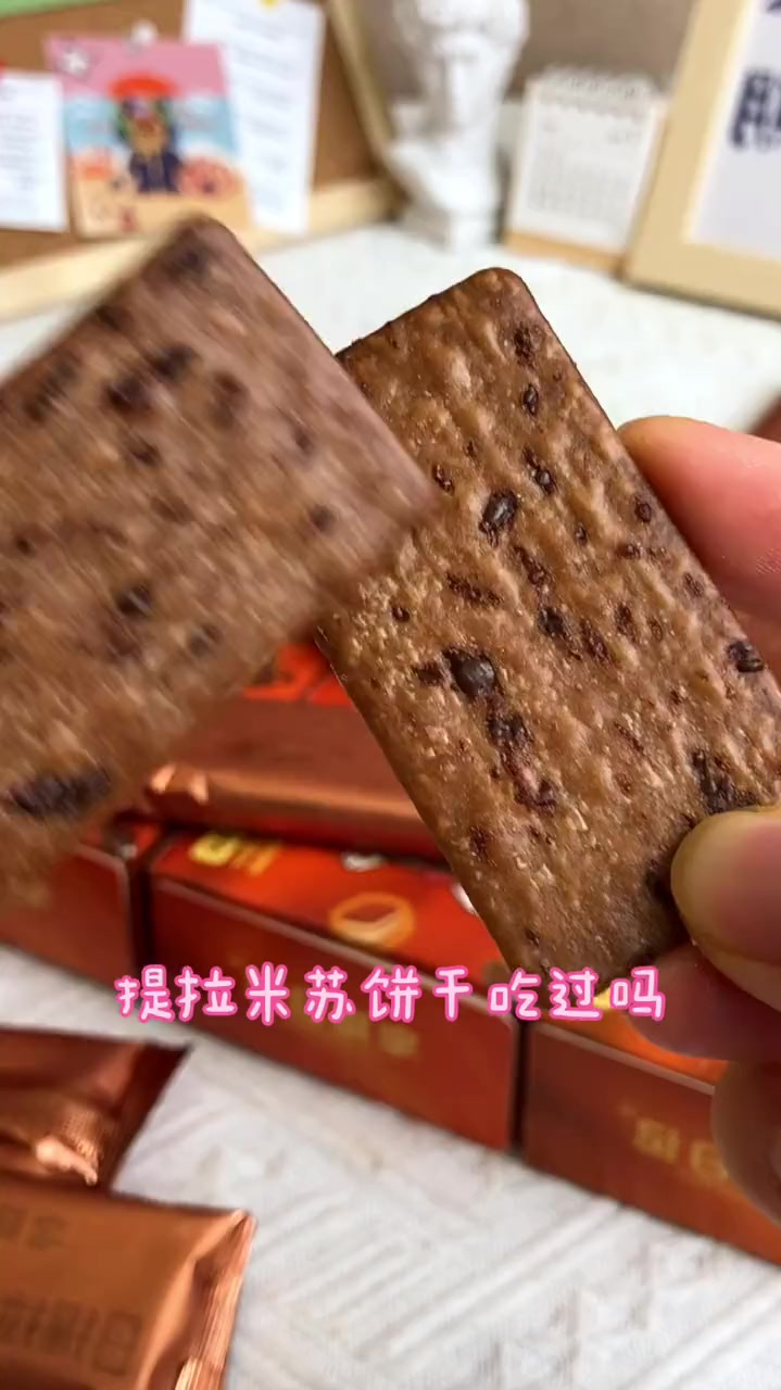 满满的巧克力碎,这样的提拉米苏味饼干你吃过吗