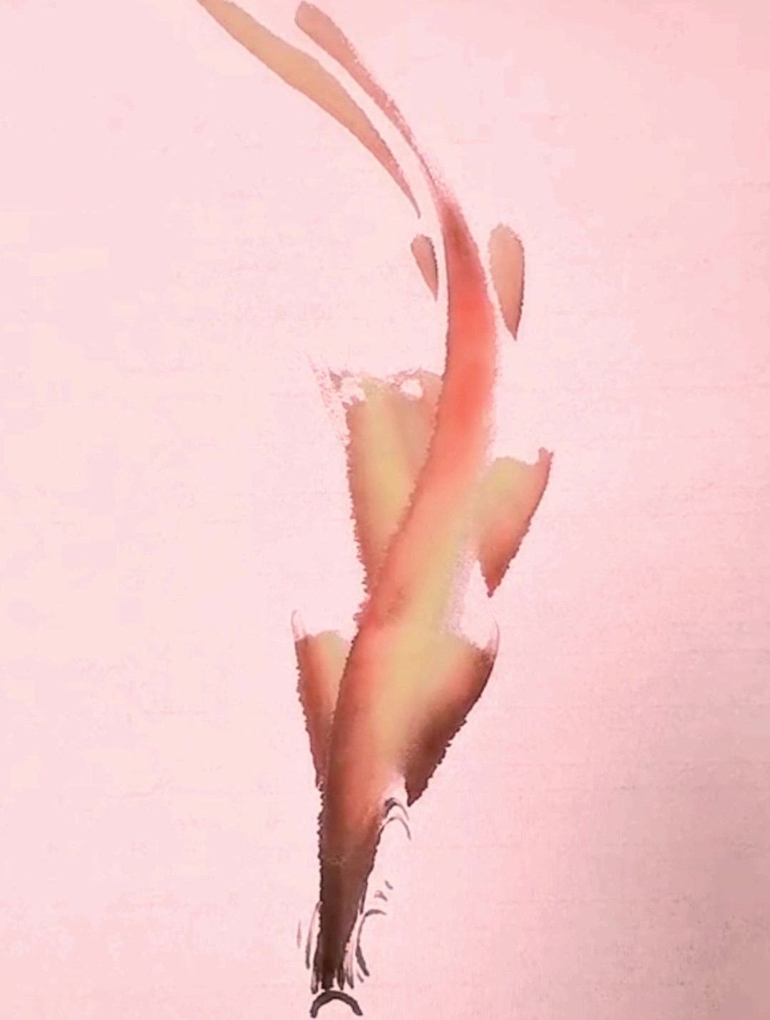 弘扬中国文化,国画精髓,教你画白条鱼