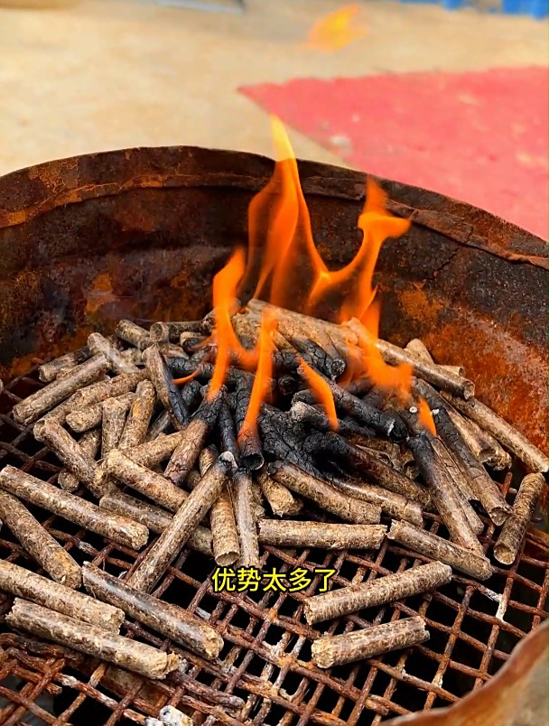 生物质燃烧颗粒销路怎么找?生物质颗粒用途广吗?山东煎饼厂实拍