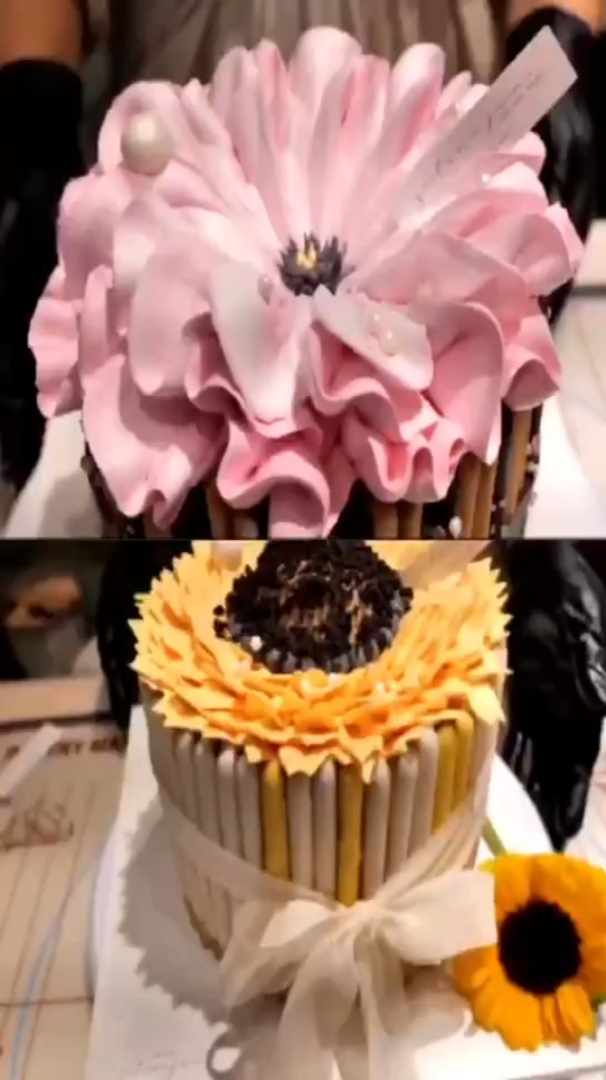 韩式裱花蛋糕装饰