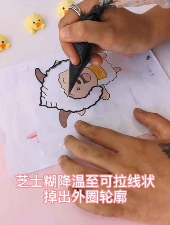 手工一波操作猛如虎蛋糕详细讲解版芝士转印片尾附配方及详细