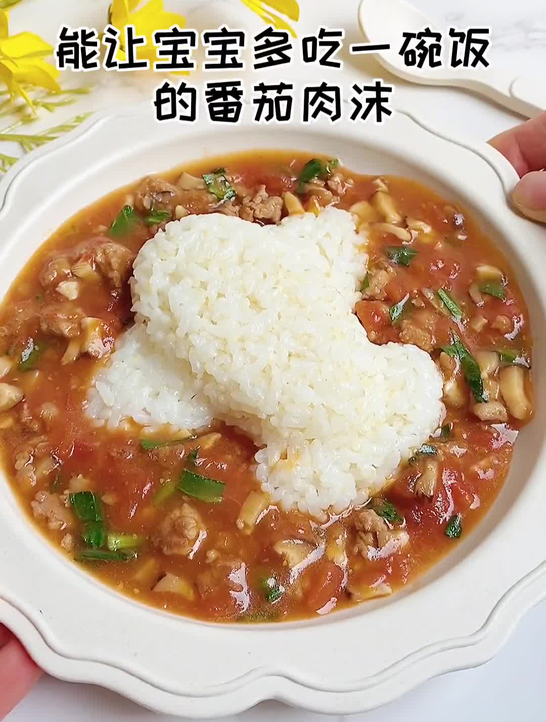 能让宝宝多吃一碗饭的番茄肉沫拌饭太好吃了